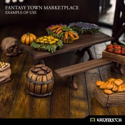 Kromlech   Kromlech Terrain Fantasy Town Marketplace 2 (10) - KRBK064 - 5908291070465