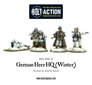 Warlord Games Bolt Action  Germany (BA) German Heer HQ (Winter) - WGB-WHR-20 - 5060393702955