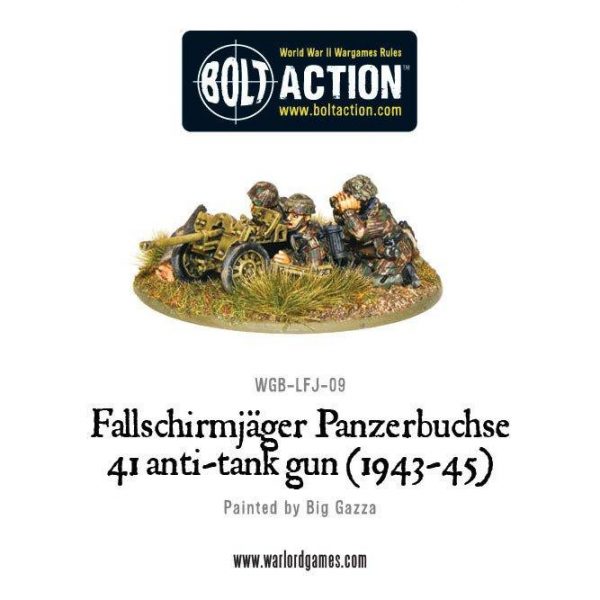 Warlord Games Bolt Action  Germany (BA) Fallschirmjager Panzerbuche 41 Anti-tank Gun - WGB-LFJ-09 -