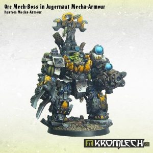 Kromlech   Orc Model Kits Orc Mech-Boss in Kustom Juggernaut Mecha-Armour (1) - KRM073 - 5902216112940