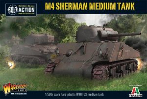 Warlord Games Bolt Action  United States of America (BA) M4 Sherman Medium Tank (plastic) - 402013006 - 5060200845905