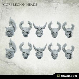 Kromlech   Heretic Legionary Conversion Parts Gore Legion Heads (10) - KRCB245 - 5908291070021