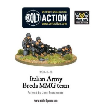 Warlord Games Bolt Action  Italy (BA) Italian Army Breda MMG Team - WGB-II-26 - 5060200849569