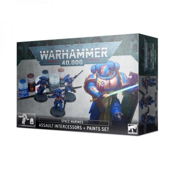 Games Workshop Warhammer 40,000  Paint Sets Assault Intercessors + Paint Set - 99170101012 - 5011921144655
