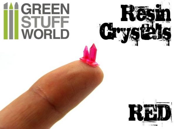 Green Stuff World   Green Stuff World Conversion Parts RED Resin Crystals - 8436554362813ES - 8436554362813