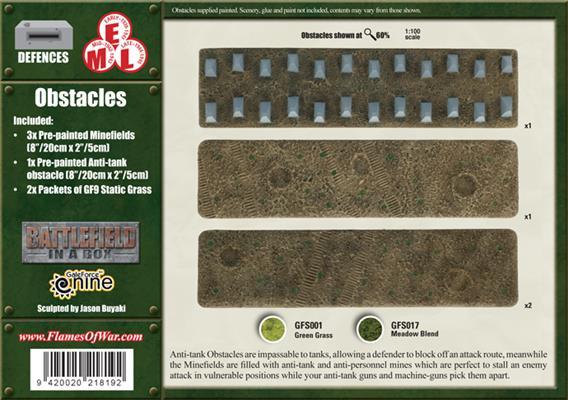 Gale Force Nine   Battlefield in a Box Flames of War: Obstacles - BB130 - 9420020218192