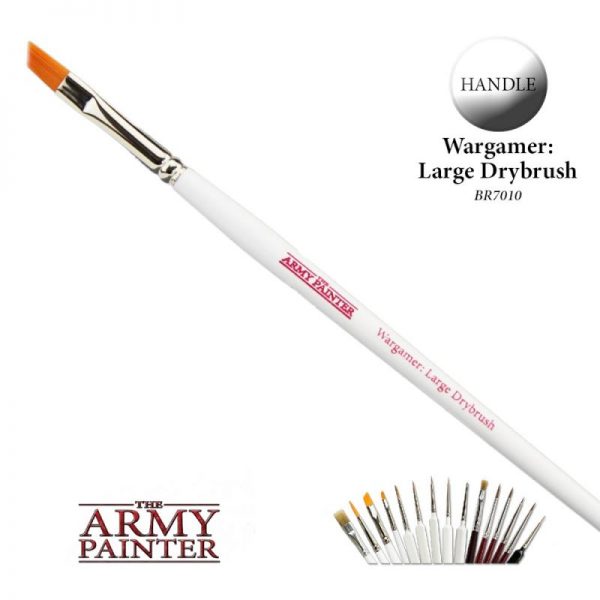 The Army Painter   Army Painter Brushes Wargamer Brush: Large Drybrush - APBR7010 - 5713799701007