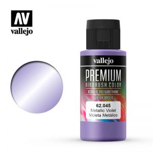 Vallejo   Premium Airbrush Colour Premium Color 60ml: Metallic Violet - VAL62045 - 8429551620451