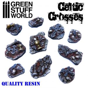 Green Stuff World   Basing Extras Celtic Crosses - 8436574500561ES - 8436574500561