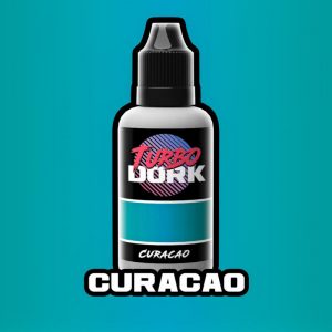 Turbo Dork   Turbo Dork Curacao Metallic Acrylic Paint 20ml Bottle - TDCURMTA20 - 631145994802