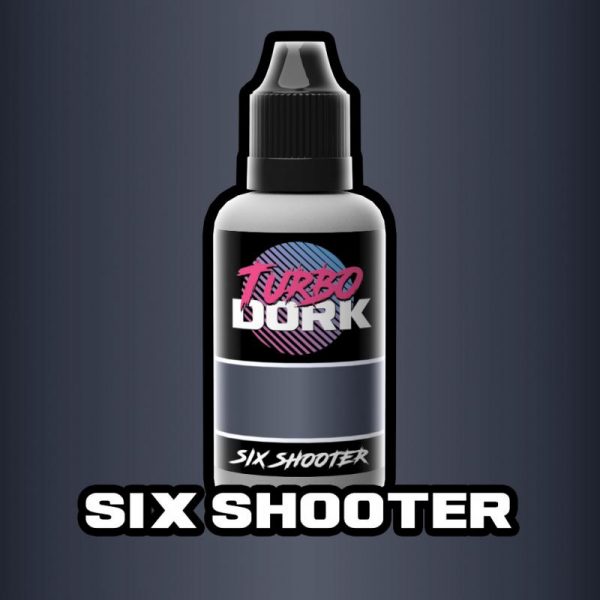Turbo Dork   Turbo Dork Six Shooter Metallic Acrylic Paint 20ml Bottle - TDSISMTA20 - 631145995021
