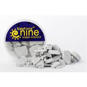 Gale Force Nine   Rubble & Concrete Hobby Round: Concrete Rubble Mix - GFS025 - 8780540003892