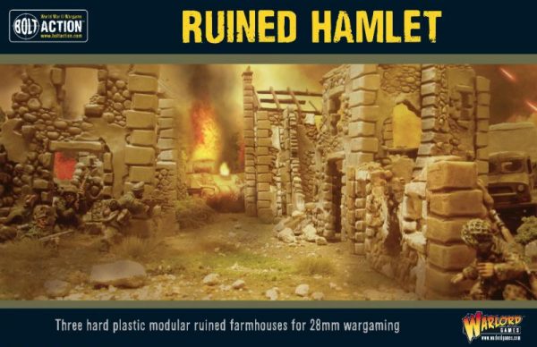 Bolt Action | Pike & Shotte | Black Powder  Warlord Games Terrain Ruined Hamlet - 802010005 - 5060572500013