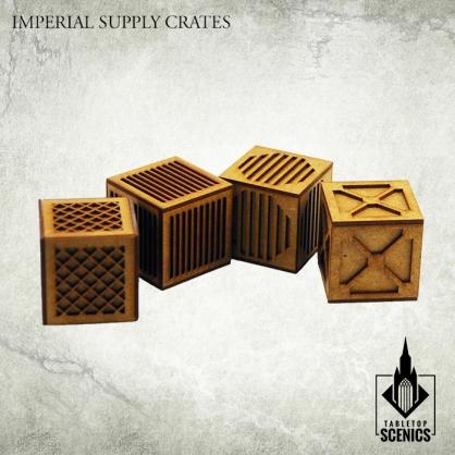 Kromlech   Kromlech Terrain Imperial Supply Crates - KRTS017 - 5902216115729