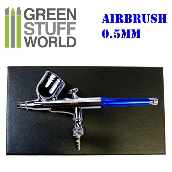 Green Stuff World   Airbrushes & Accessories Dual-action GSW Airbrush 0.5 mm - 8436554369676ES - 8436554369676