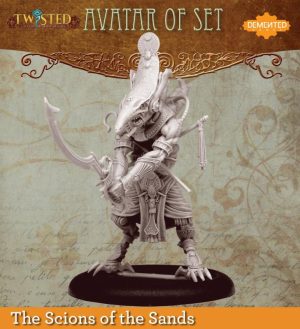 Demented Games Twisted: A Steampunk Skirmish Game  Scions of the Sands Avatar of Set (Metal) - REM006 -