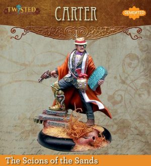 Demented Games Twisted: A Steampunk Skirmish Game  Scions of the Sands Carter (Resin) - RER001 -
