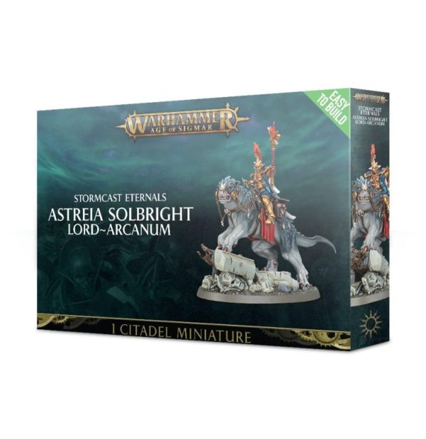 Games Workshop (Direct) Age of Sigmar  Stormcast Eternals Easy To Build: Astreia Solbright Lord-Arcanum - 99120218035 - 5011921100798