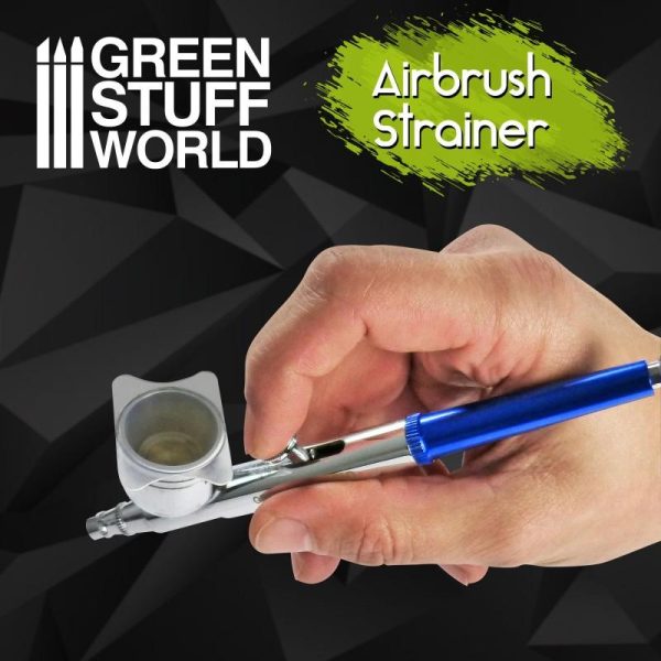 Green Stuff World   Airbrushes & Accessories Airbrush Cup Strainers x2 - 8436574509199ES - 8436574509199
