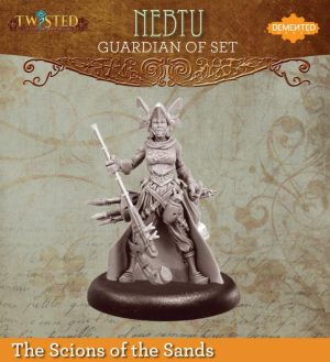 Demented Games Twisted: A Steampunk Skirmish Game  Scions of the Sands Guardian of Set Nomad Nebtu (Resin) - RER103 -