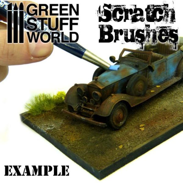 Green Stuff World   Green Stuff World Tools Scratch Brush Pens - 8436574500097ES - 8436574500097