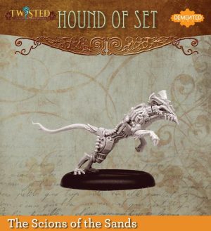 Demented Games Twisted: A Steampunk Skirmish Game  Scions of the Sands Hound of Set 1 (Metal) - REM107 - REM107