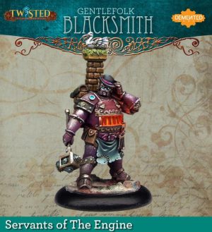 Demented Games Twisted: A Steampunk Skirmish Game  Servants of the Engine Gentlefolk Blacksmith (Metal) - RSM104 - RSM104