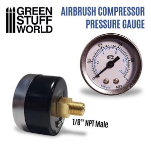 Green Stuff World   Airbrushes & Accessories Airbrush Compressor Pressure Gauge - 8436574507812ES - 8436574507812