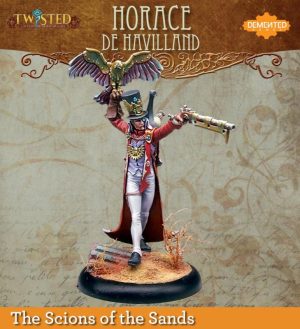 Demented Games Twisted: A Steampunk Skirmish Game  Scions of the Sands Horace De Havilland (Metal) - REM005 -