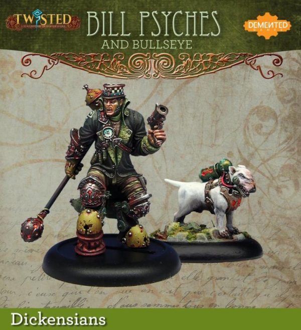 Demented Games Twisted: A Steampunk Skirmish Game  Dickensians Bill Psyches and Bullseye (Resin) - RDR006 -