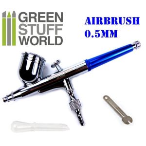 Green Stuff World   Airbrushes & Accessories Dual-action GSW Airbrush 0.5 mm - 8436554369676ES - 8436554369676