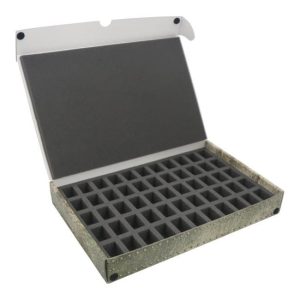 Safe and Sound   Safe and Sound Cases Standard Box for 55 small miniatures on 25 mm bases - SAFE-ST-55M - 5907459694550