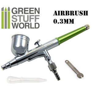 Green Stuff World   Airbrushes & Accessories Dual-action GSW Airbrush 0.3 mm - 8436554363957ES - 8436554363957