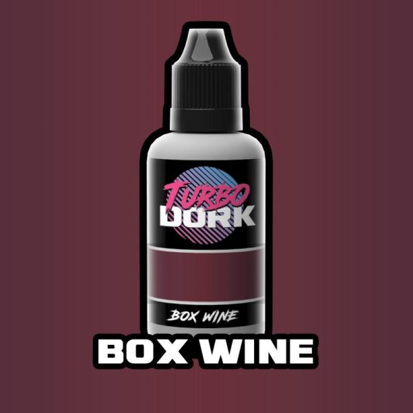 Turbo Dork   Turbo Dork Box Wine Metallic Acrylic Paint 20ml Bottle - TDK5236 - 631145995236