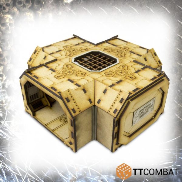 TTCombat   Sci Fi Gothic (28-32mm) Fortified Bunker Cross Section - TTSCW-SFG-047 - 5060504049917