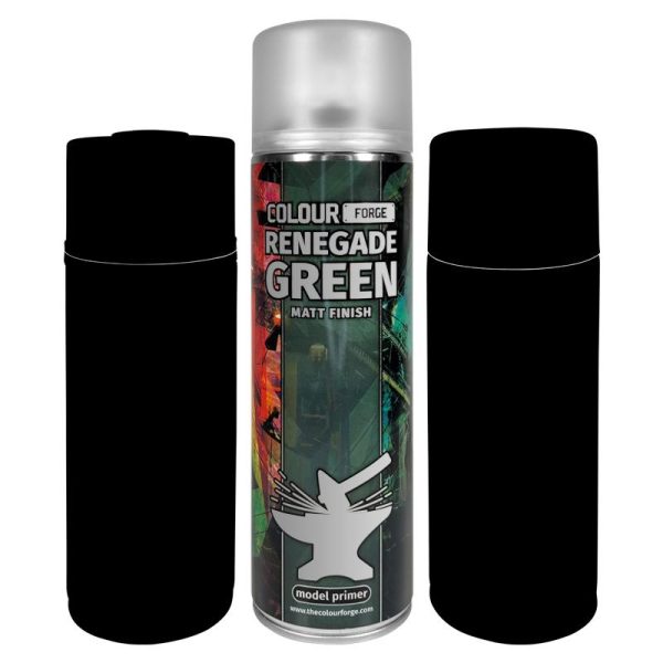 The Colour Forge   Spray Paint Colour Forge Renegade Green Spray (500ml) - TCF-SPR-012 - 5060843101253