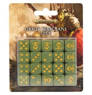 Games Workshop (Direct) Age of Sigmar  D6 Orruk Warclans Dice Set - 99220209006 - 5011921131273