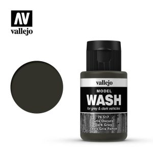Vallejo   Vallejo Washes Dark Grey Wash - VAL76517 - 8429551765176
