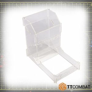 TTCombat   Dice Accessories Deluxe Dice Tower (Clear) - TTSCW-HBA-002-clear -