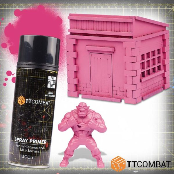 TTCombat   Spray Paint Rat Tail Pink Spray Paint - TTHS-021 - 5060850179641