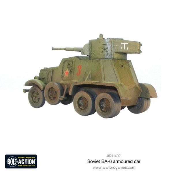Warlord Games Bolt Action  Soviet Union (BA) Russian BA-6 Armoured Car - 402414001 - 5060393701378
