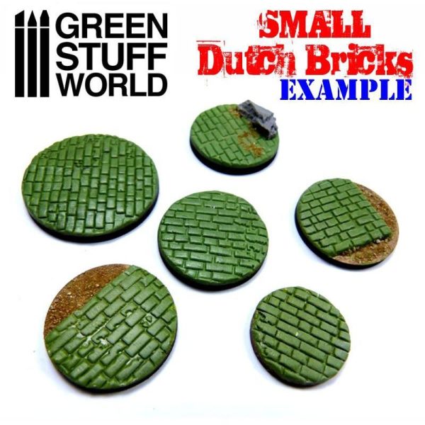 Green Stuff World   Rolling Pins Rolling Pin SMALL DUTCH BRICKS - 8436574500196ES - 8436574500196