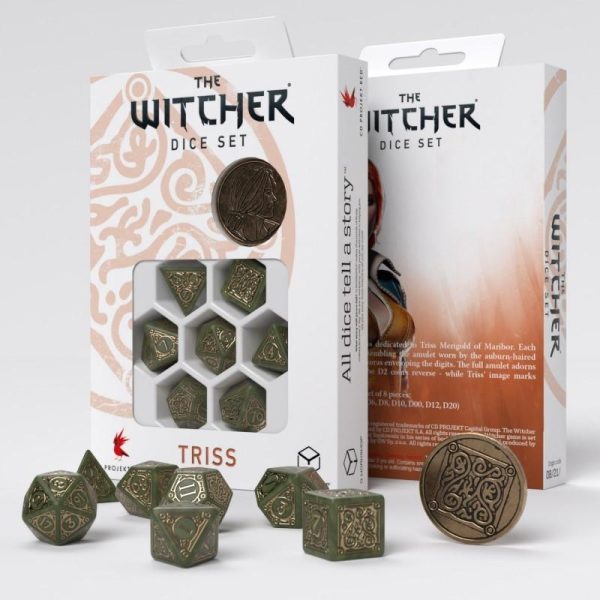 Q-Workshop   The Witcher Dice Witcher Dice Set. Triss. The Fourteenth of the Hill - SWTR4M -