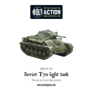 Warlord Games (Direct) Bolt Action  Soviet Union (BA) Soviet T70 Light Tank - WGB-RI-149 - WGB-RI-149