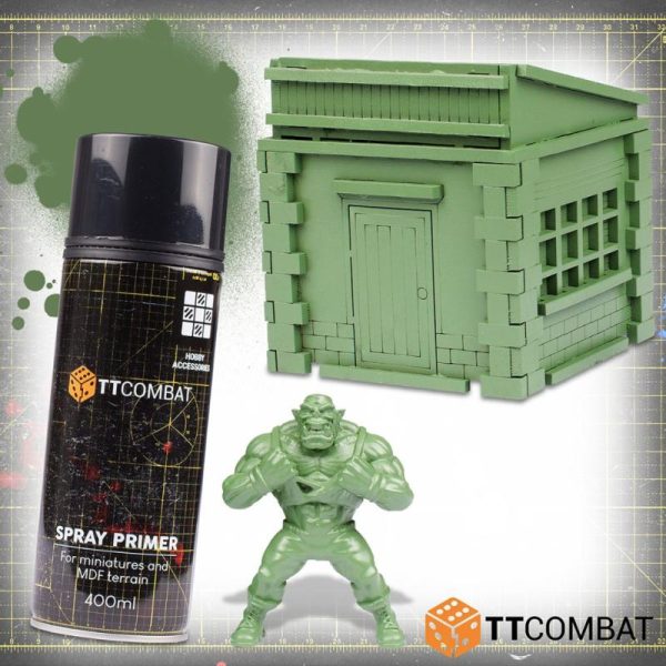 TTCombat   Spray Paint Tank Green Spray Paint - TTHS-004 - 5060850179474