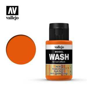 Vallejo   Vallejo Washes Dark Rust Wash - VAL76507 - 8429551765077