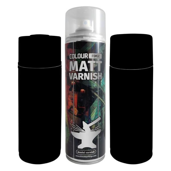 The Colour Forge   Spray Paint Colour Forge Matt Varnish Spray (500ml) - TCF-SPR-004 - 5060843100959