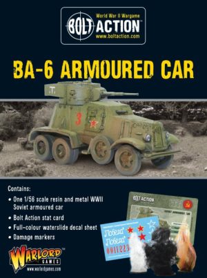 Warlord Games Bolt Action  Soviet Union (BA) Russian BA-6 Armoured Car - 402414001 - 5060393701378
