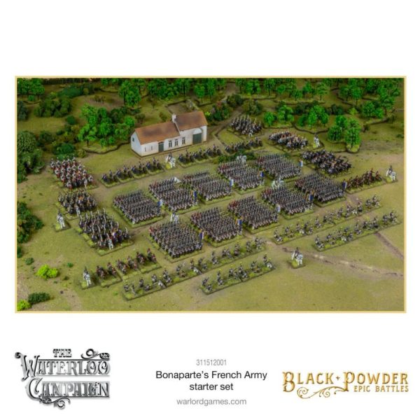 Warlord Games Black Powder Epic Battles  Black Powder Epic Battles Black Powder Epic Battles: Waterloo - French Starter Set - 311512001 - 5060572509870