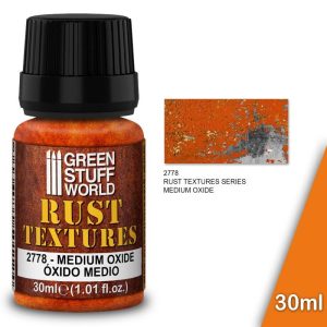 Green Stuff World   Texture Pastes Rust Textures - MEDIUM OXIDE RUST 30ml - 8435646501383ES - 8435646501383